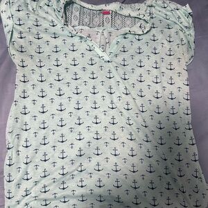 Anchor Print Women's Top
